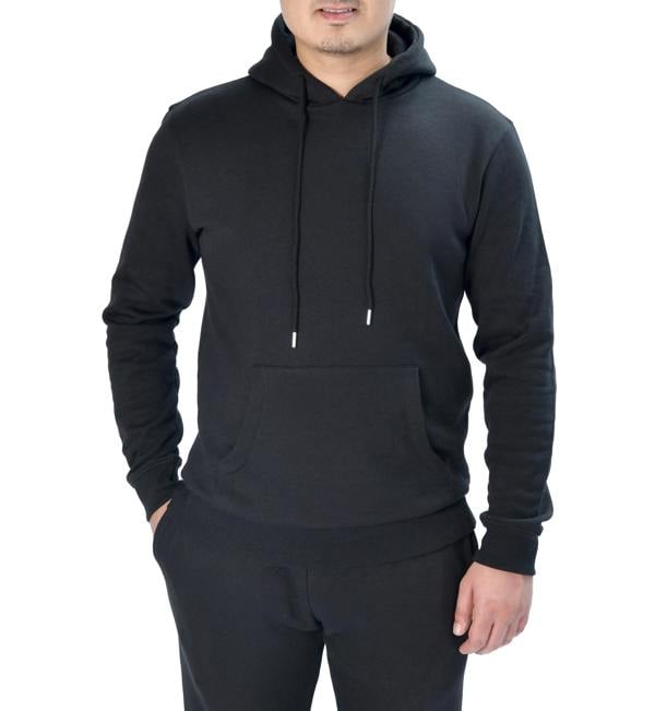 Smart Living Men's Premium Pullover Hoodie - Black