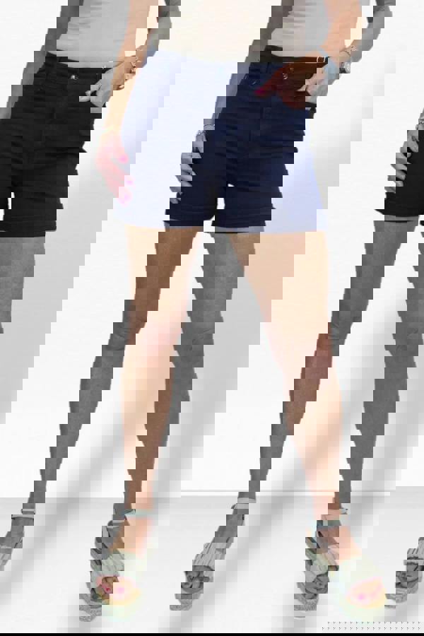 Paulo Due Women's Casual Turn Up Slim Fit Shorts