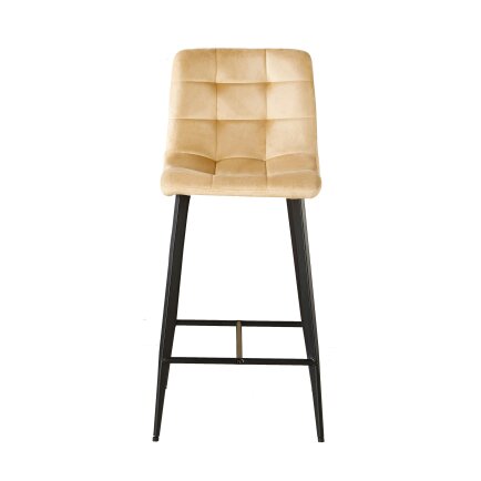 Outdoor Living Erica Plush Velvet Comfort Bar Stools - Set of 4