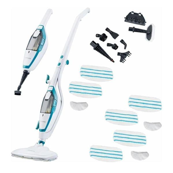 Zennox Multi-Functional Steam Mop with 9 Cleaning Pads