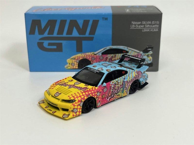 Mini GT Nissan Silvia S15 LB Super Silhouette LBWK KUMA RHD 1:64 Mini GT MGT00743R