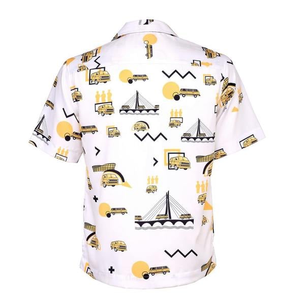David WeJ Lagos 2 Piece Set - White Yellow