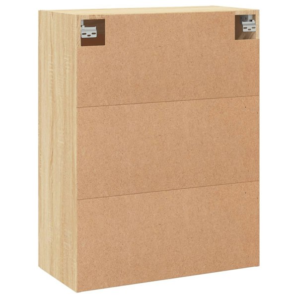Berkfield Wall Mounted Cabinet Sonoma Oak 69.5x34x90 cm Engineered Wood