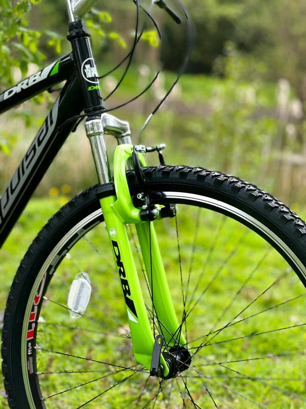 Dallingridge Pulsar Hardtail Mountain Bike, 26" Wheel - Black/Green