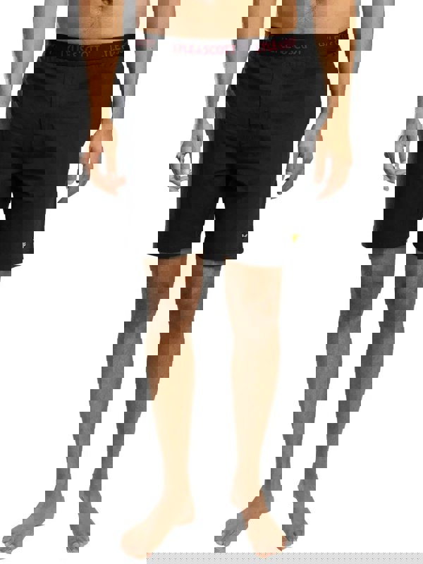 Lyle & ScottPyjama SetCharlie T-Shirt & Shorts Lounge Set, Burgundy/BlackBoxers & Briefs