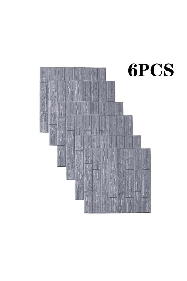 Living and Home 6 Pcs 3D Wall Panel Decorative Wallpaper