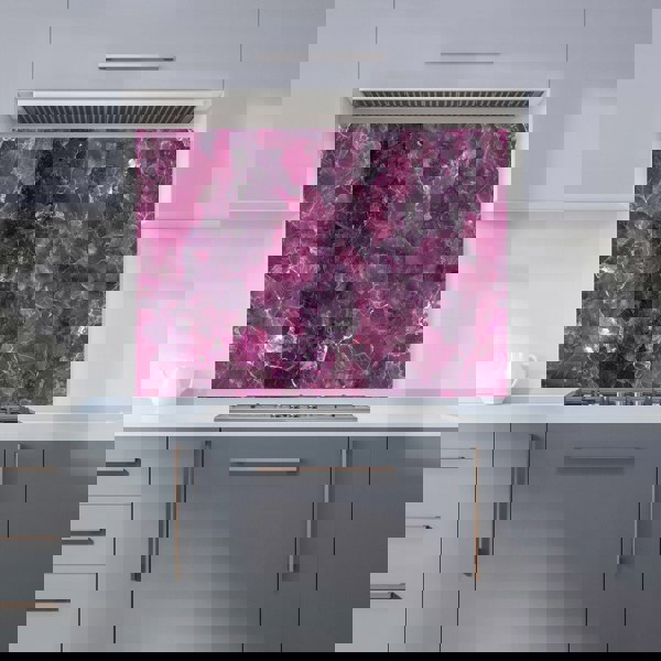 Warren Reed - Designer Cherry Quartz Effect Kitchen Splashback