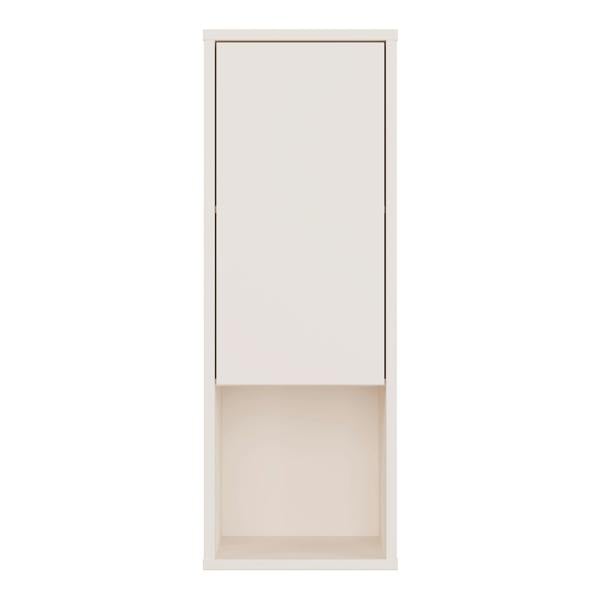 Furniture To Go Alice Springs Narrow Cupboard with 1 Door Push-to-Open in Sand