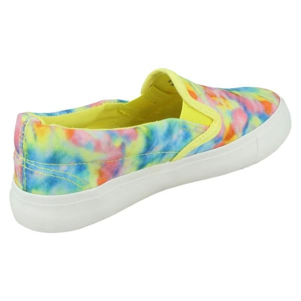 Spot On Girls Spot On Tie Dye Casual Pumps H2639