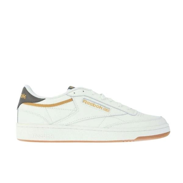Reebok Mens Classics Club C 85 Leather Trainers - Chalk - 