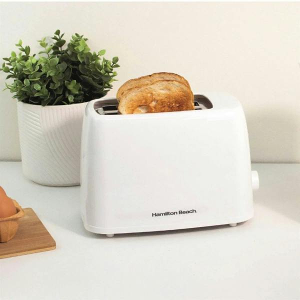 Hamilton Beach Essential 2 Slice Plastic Toaster - White