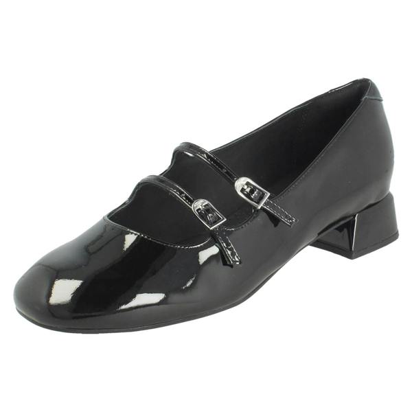 Clarks Ladies Clarks Mary Jane Buckle Fastening Smart Shoes Daiss 30 Shine