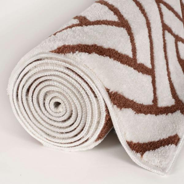 Loft Chevron Terra Rug Textured Pile