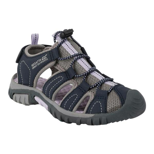 Regatta Childrens/Kids Westshore Sandals - Navy/Lilac Frost - 