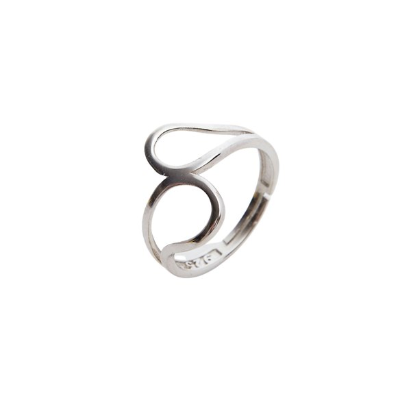 Spero London Intercepting Circles New Sterling Silver Ring