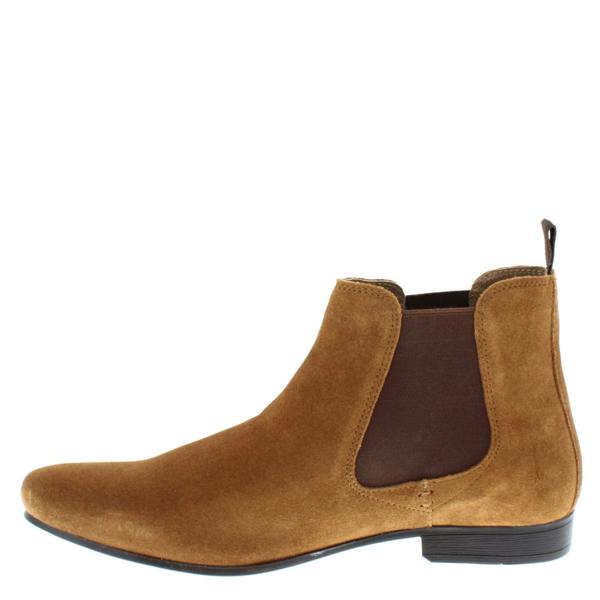 Thomas Crick Red Tape Crick Stanway Suede Pointed Leather Mens Ankle Chelsea Boots