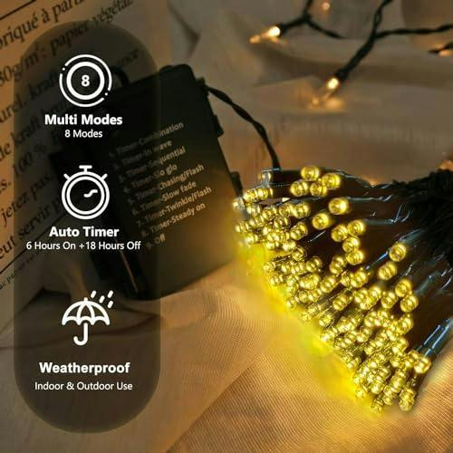 30cm Red Wooden LED Tree Tabletop Centrepiece Christmas Holiday Home décor with 20 Warm white LEDs Green Star image 3