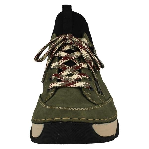 Rieker Ladies Sneakers By Rieker Lace Up Shoes 45973