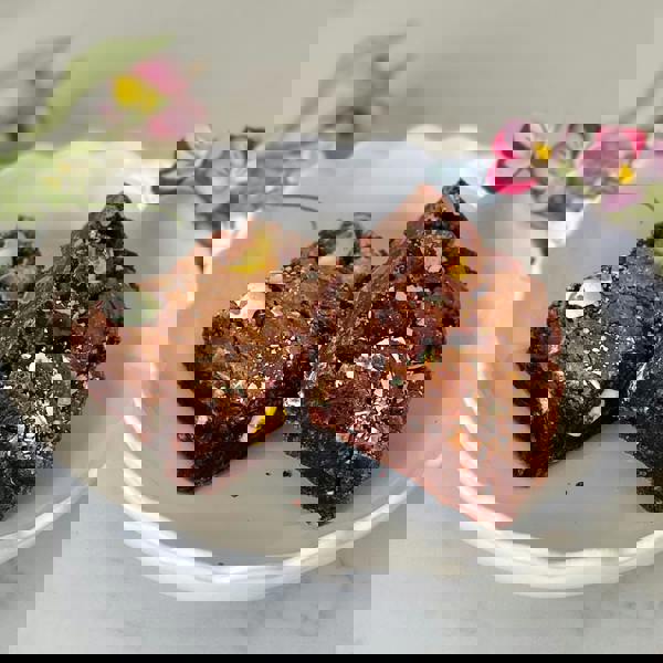 CHOC ON CHOC Mini Egg Chocolate Brownies