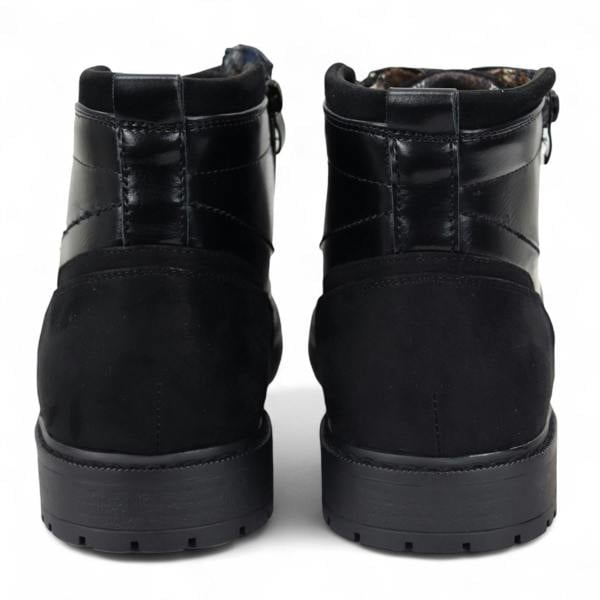 Dolcetto Men's Biker Lace-Up Ankle Boots