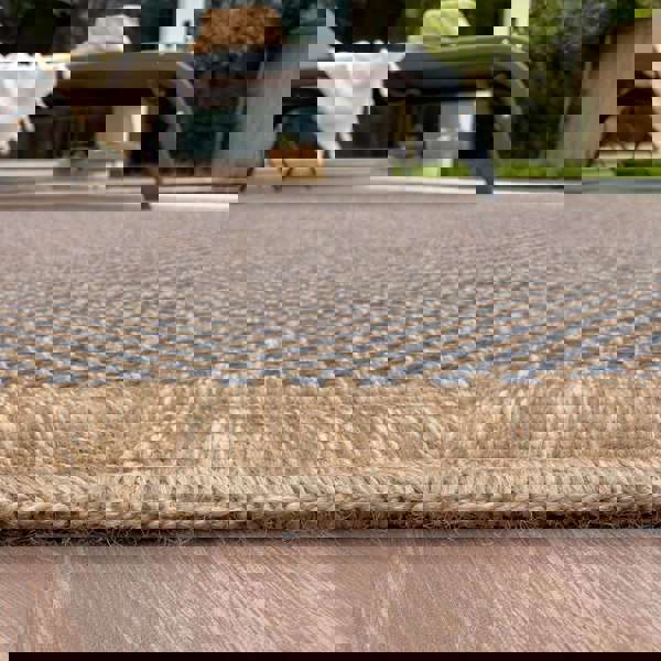 Nature Blue outdoor rug moisture and UV protected