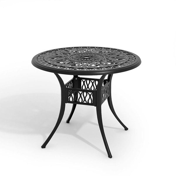 Garden Bistro Table Round Hollow Table with Parasol Hole Garden Dining Tables Living and Home