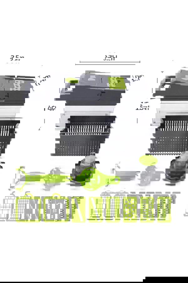 Living and Home 14-in-1 Kitchen Multifunctional Vegetable Food Slicer Chopper Cutter Grater