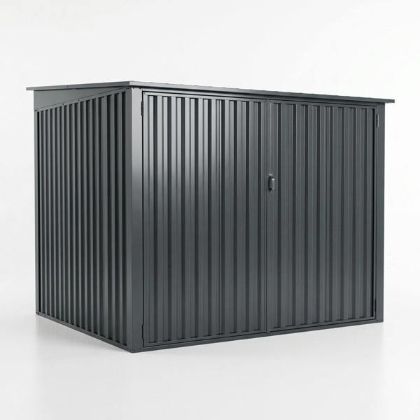 Nicoman Metal Bicycle Storage Shed for Up to 4 Bikes