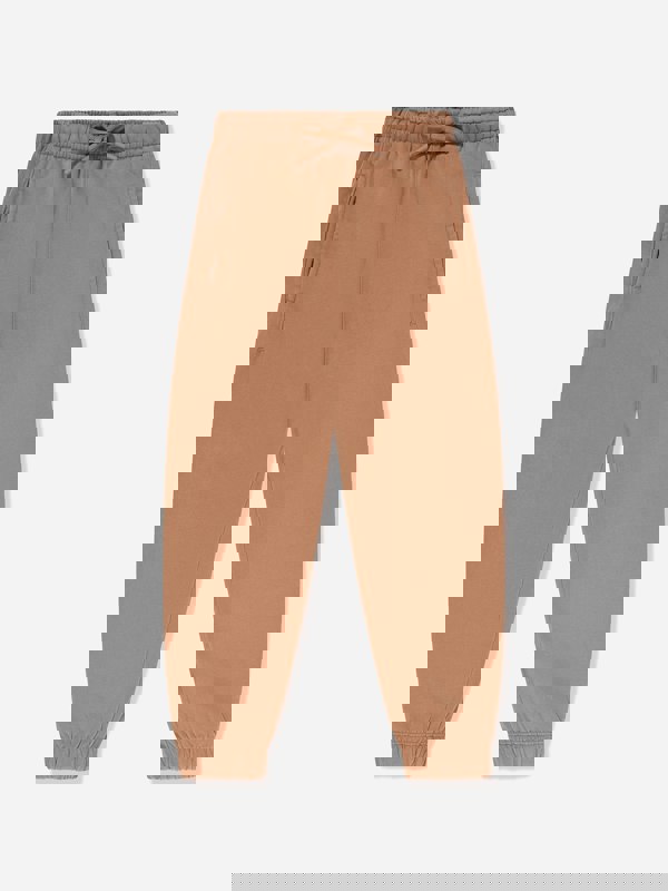 MSGM Kids Branded Joggers in Beige