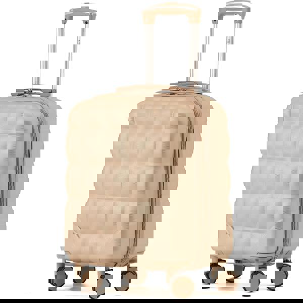 Flight Knight 45x36x20cm Hard Case Bubble Carry On Suitcase EasyJet Free Cabin Bag