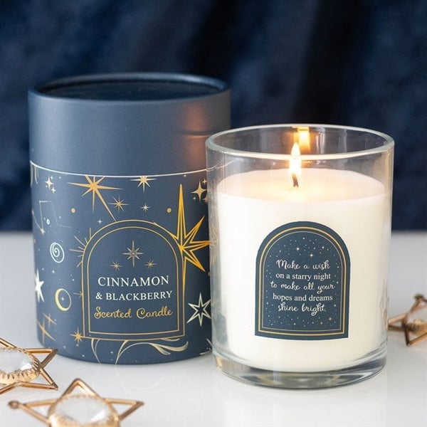 Serano Starry Night Cinnamon & Blackberry Candle