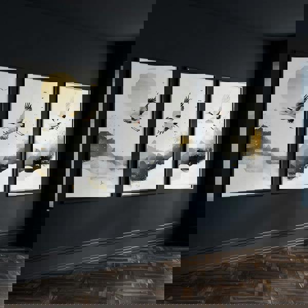 Art For Huge Wall | Set of 3 Asian Inspired Wall art Prints