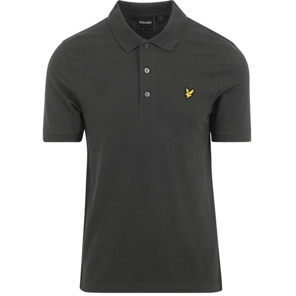 Lyle & Scott Gunmetal Plain Polo Shirt