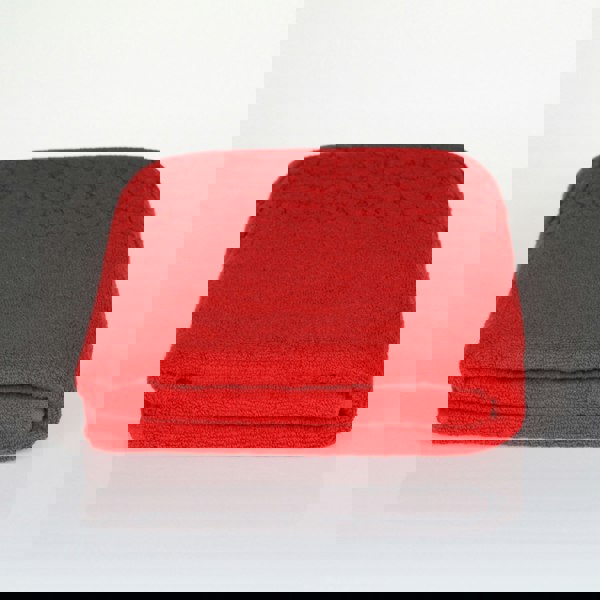 My Basic Stuff Cotton Towel Set | 480 GSM | Hand & Bath Towels | Ultra Soft & Absorbent | Red