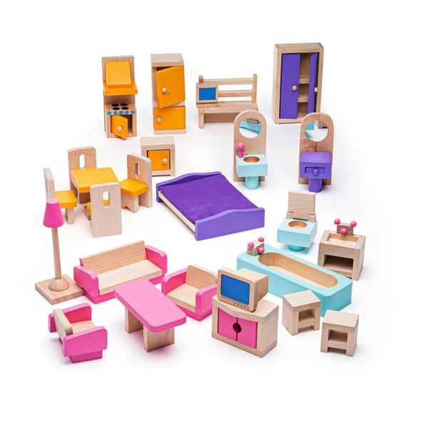 Bigjigs Toys JT116 Dolls Furniture Set