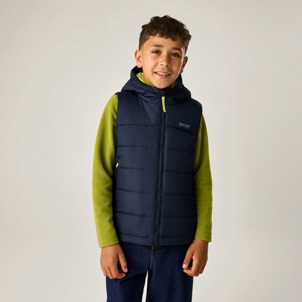 Regatta Kids Lofthouse Body Warmer - Navy/Wild Lime