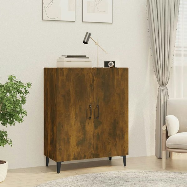 Berkfield Sideboard Smoked Oak 70x34x90 cm Engineered Wood
