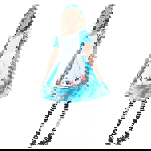 Bristol Novelty Childrens/Girls Alice Costume - Blue/White