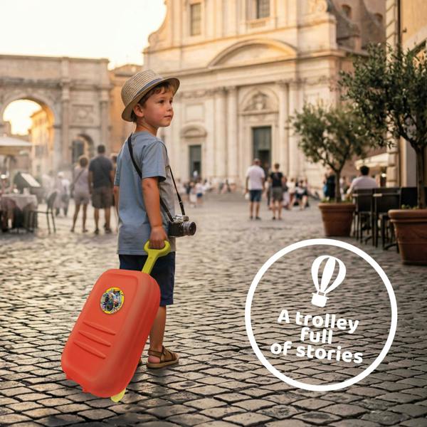 Multiprint Hot Wheels Trolley by Multiprint – Kids Travel & Activity Case