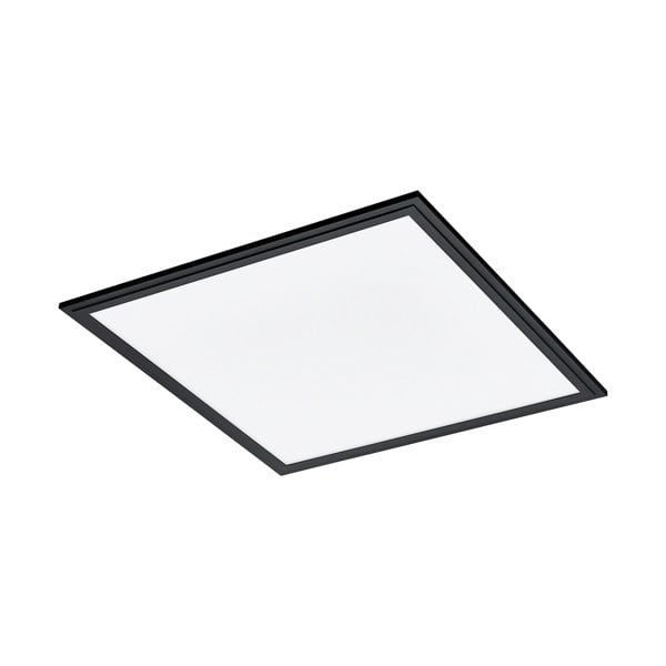 EGLO Salobrena 1 Ultra-Slim Modern Black Square LED Ceiling Light WBS