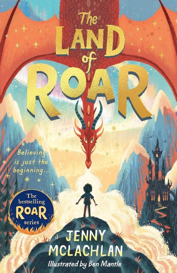 The Land of Roar Series 4 Books Collection Set by Jenny McLachlan (Land of Roar, Return to Roar, Battle for Roar, Dragon Riders of Roar)