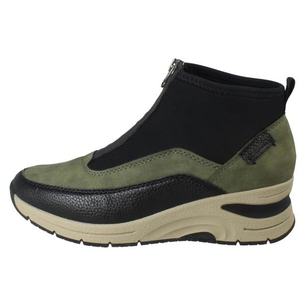 Rieker Ladies Rieker Wedge Heel Casual Front Zip Trainer Boots N9362