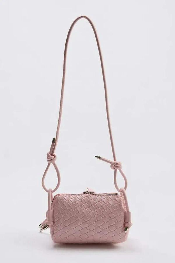 Woven Mini Shoulder Bag