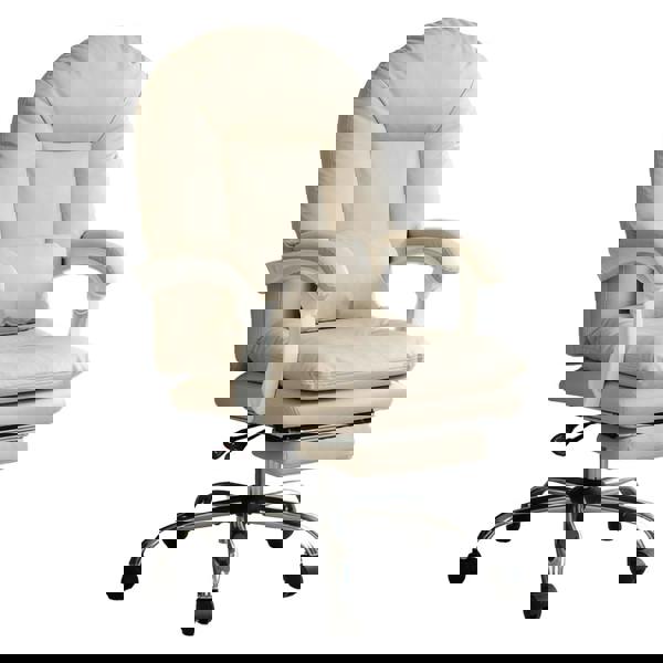 Levede Office Chair Ergonomic Executive Chair Heavy Duty  155°Reclining Leather