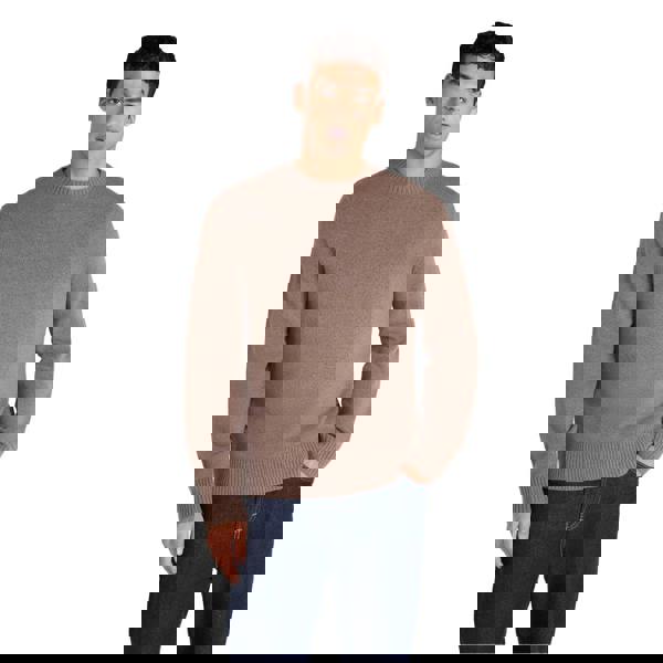 Animal Mens Cosy Jumper - Tan - 