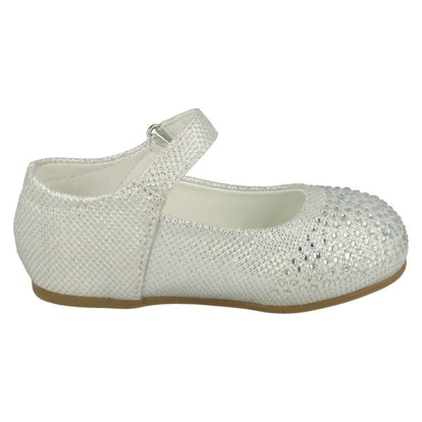 Savannah Girls Savannah Flat Diamante Shoes