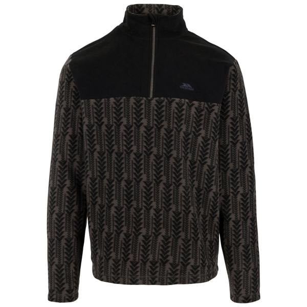 Trespass Mens Embleton AT100 Fleece Top - Storm Grey - 