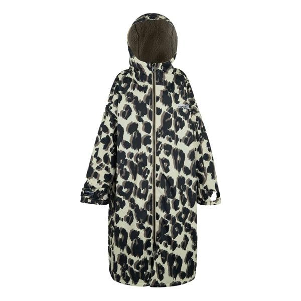 Regatta Unisex Adult Changing Leopard Print Robe - Multicoloured - 