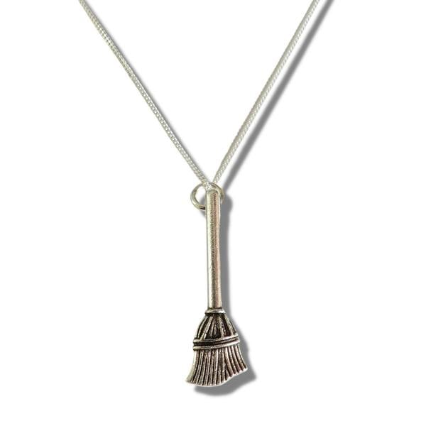 Aye Do Gifts Broom Silver Necklace