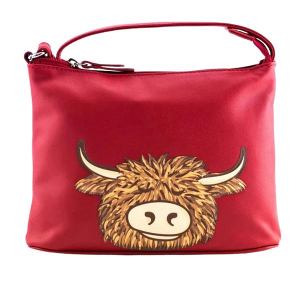 Mala Leather Bella Highland Cow Limited Edition Crossbody
